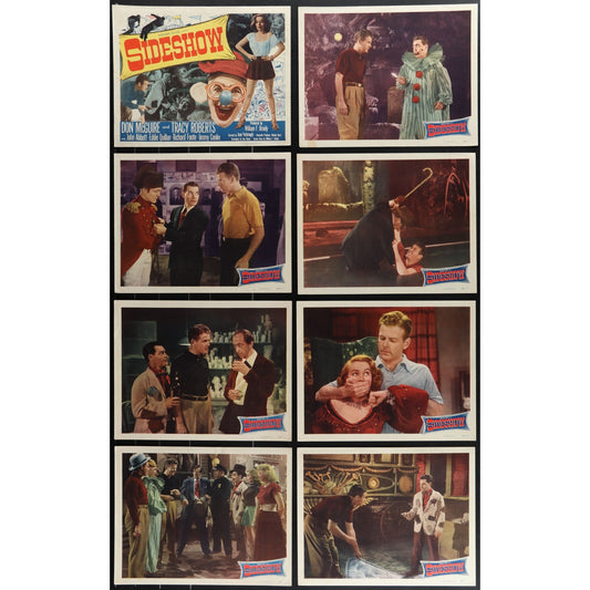 Sideshow (1950) Original Lobby Card Movie Poster Set 11x14