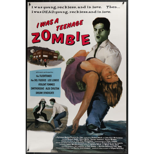 I Was a Teenage Zombie (1987) Original SS Movie Poster Rolled 27x40