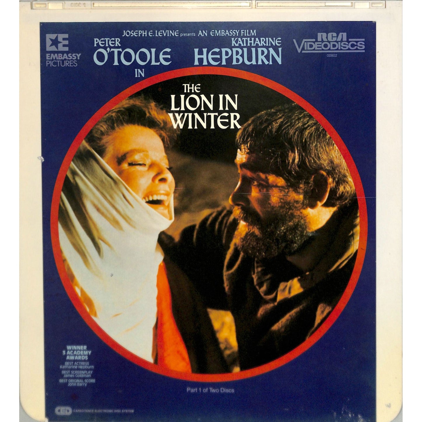 The Lion in Winter (1968) Vintage Double CED Videodisc