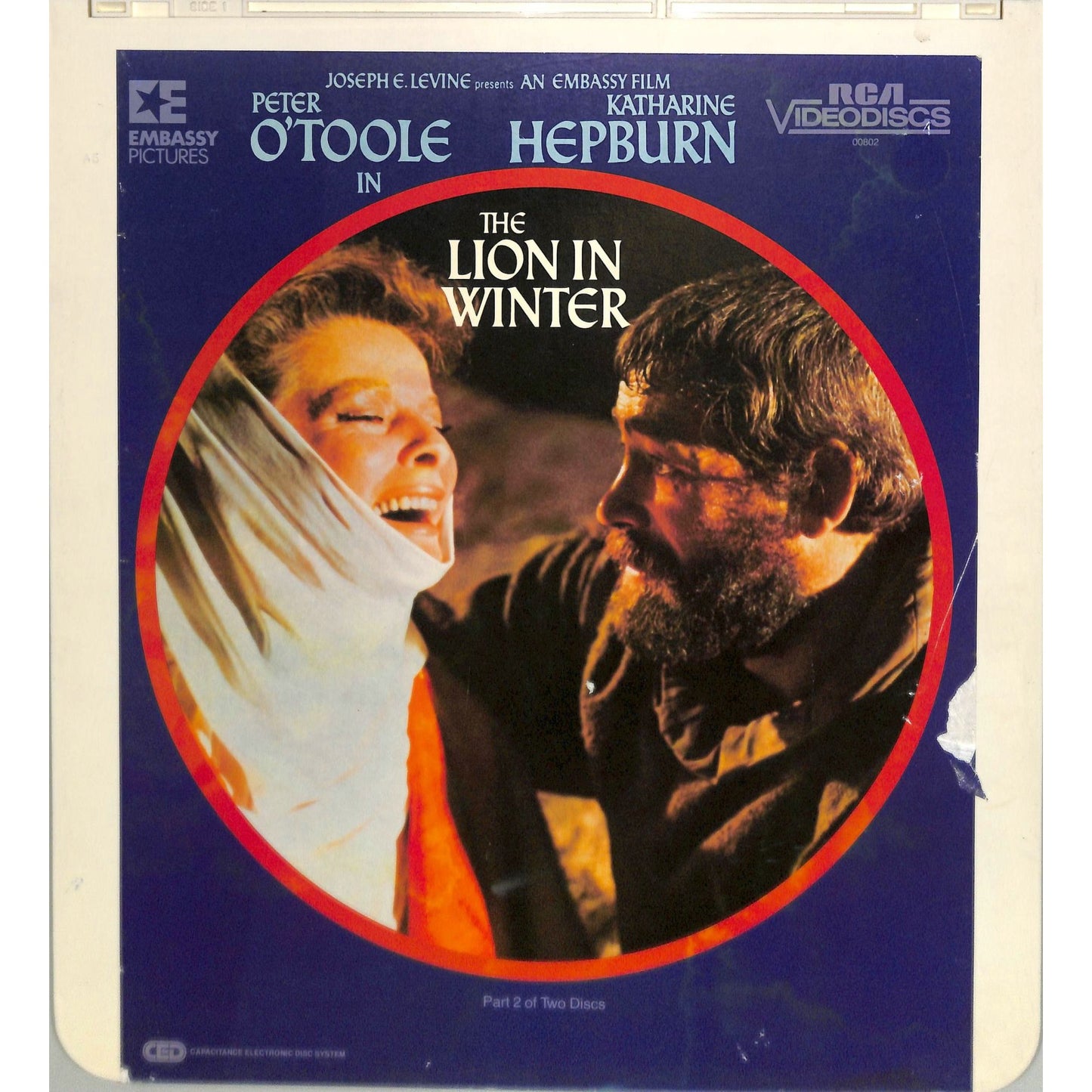 The Lion in Winter (1968) Vintage Double CED Videodisc