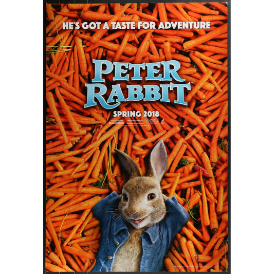 Peter Rabbit (2018) Original Double-sided Movie Poster Rolled 27x40