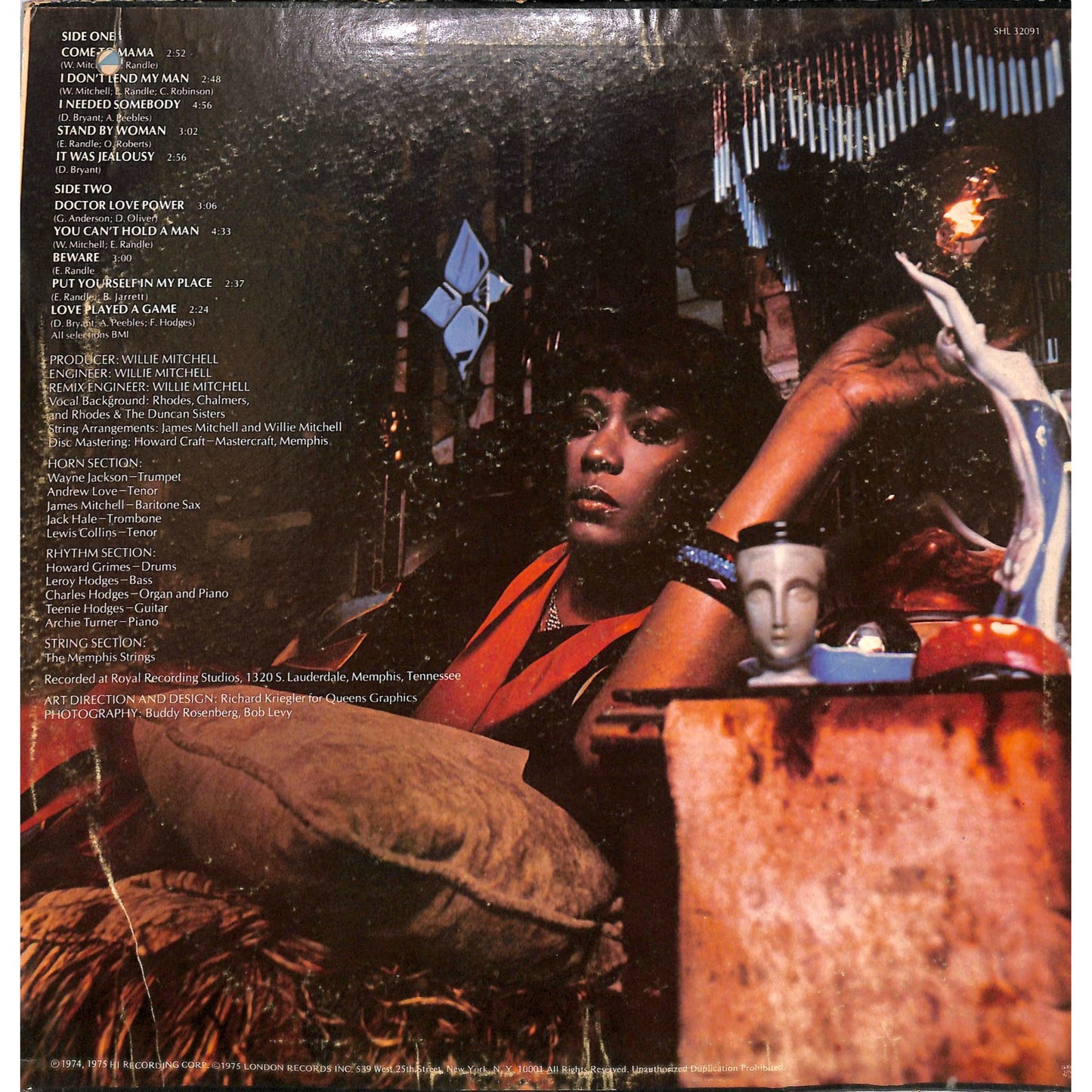 Ann Peebles - Tellin' It Vinyl Record SHL 32091