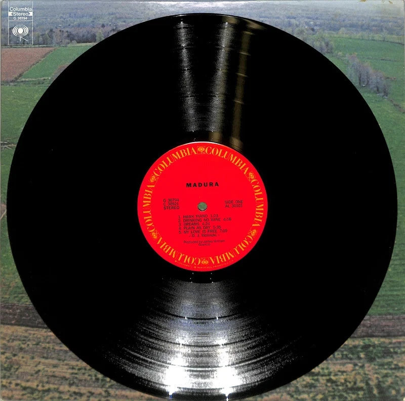 Madura Self Titled 2LP Columbia G 30794 1971 Jazz Rock EX w Poster Vinyl