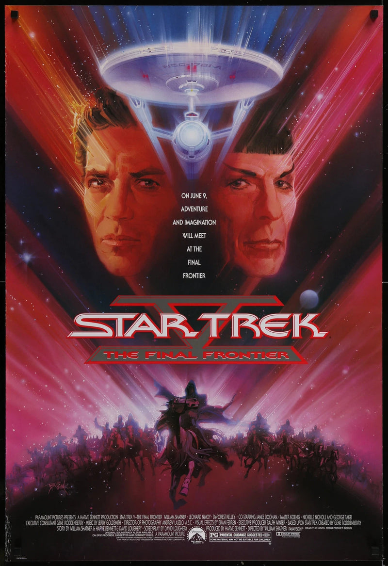 Star Trek V: The Final Frontier (1989) 27x39.5 Single-Sided Movie Poster