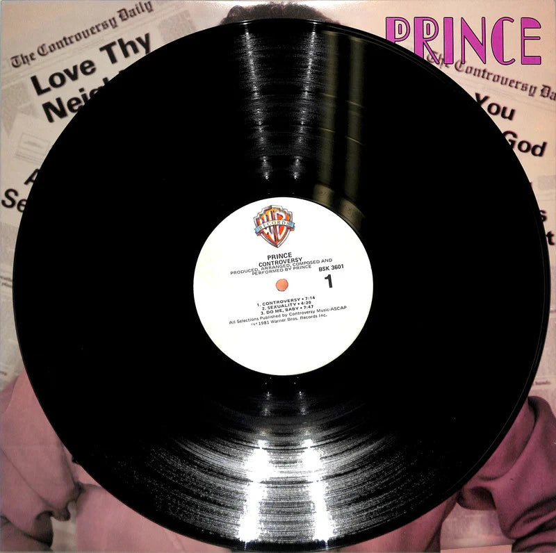 Prince Controversy 1981 Warner Bros BSK 3601 NM Vinyl Original Poster Included