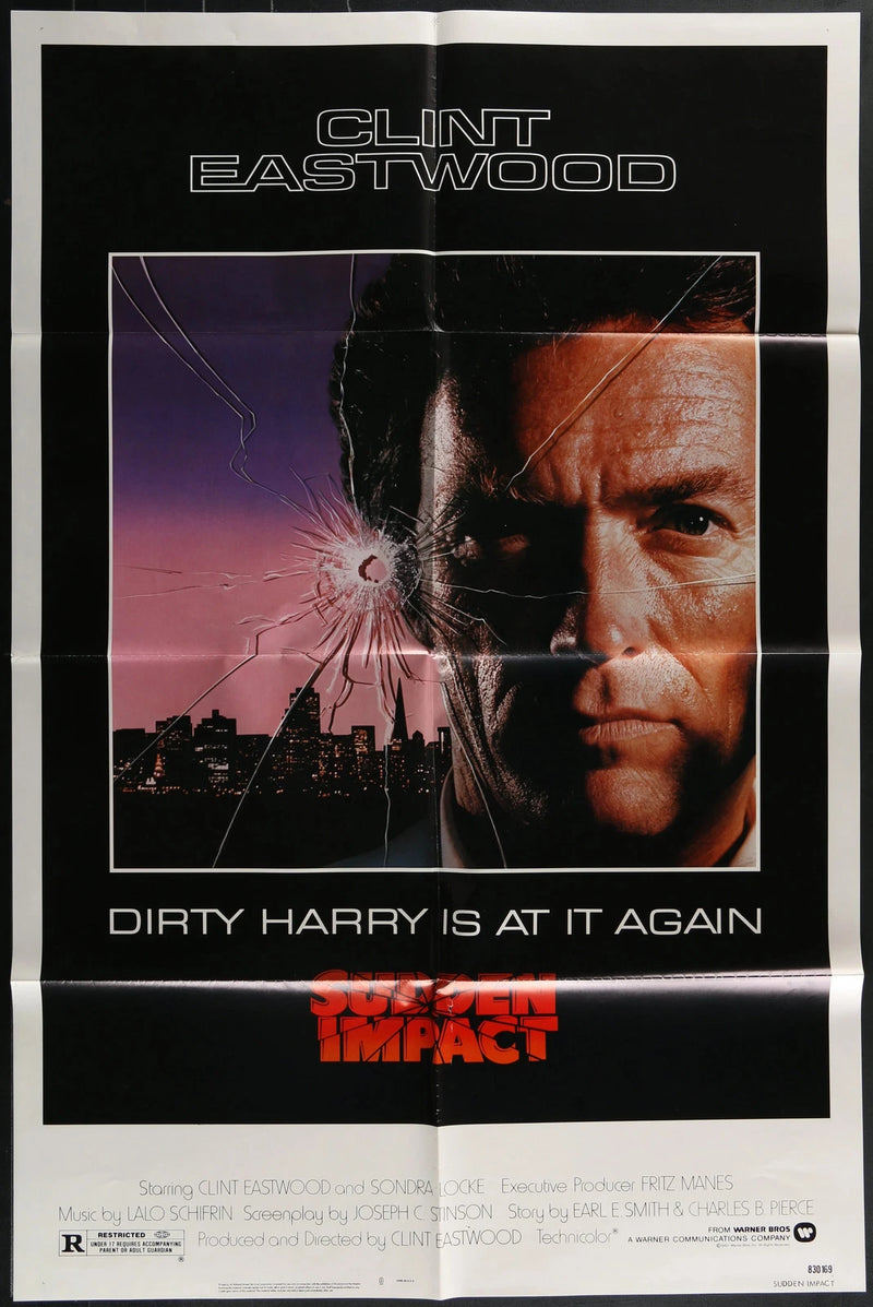 Sudden Impact (1983) Original One Sheet Movie Poster 27x41 Clint Eastwood