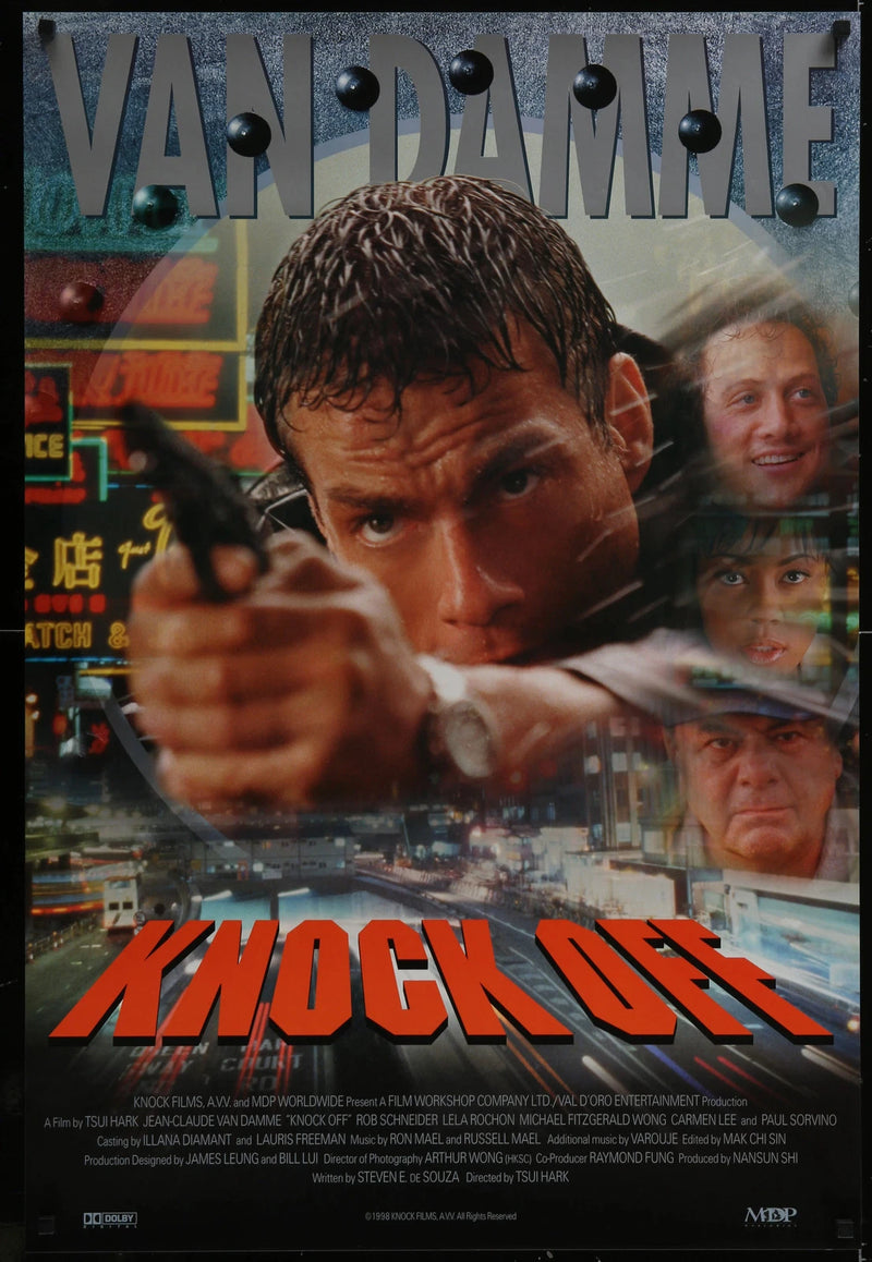 Knock Off 1998 Original 27x40 Single-Sided One-Sheet Movie Poster Van Damme