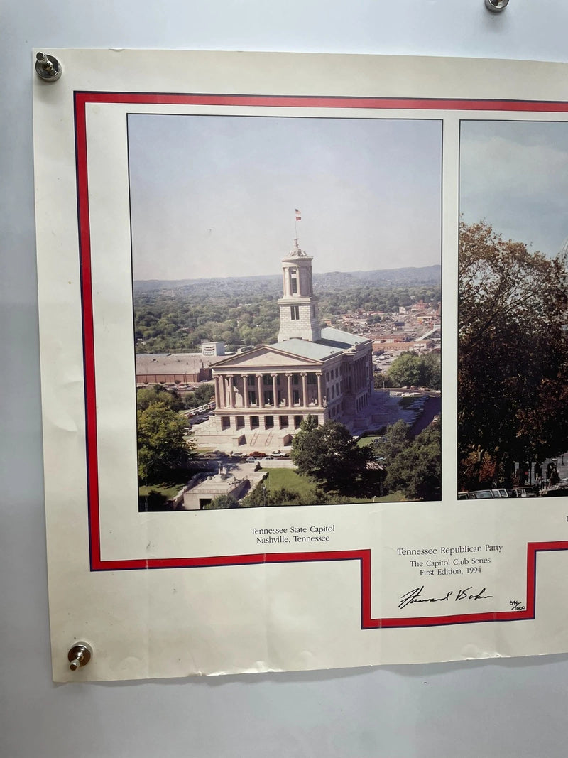 1994 Tennessee Republican Party Capitol Club Series Poster 16x21