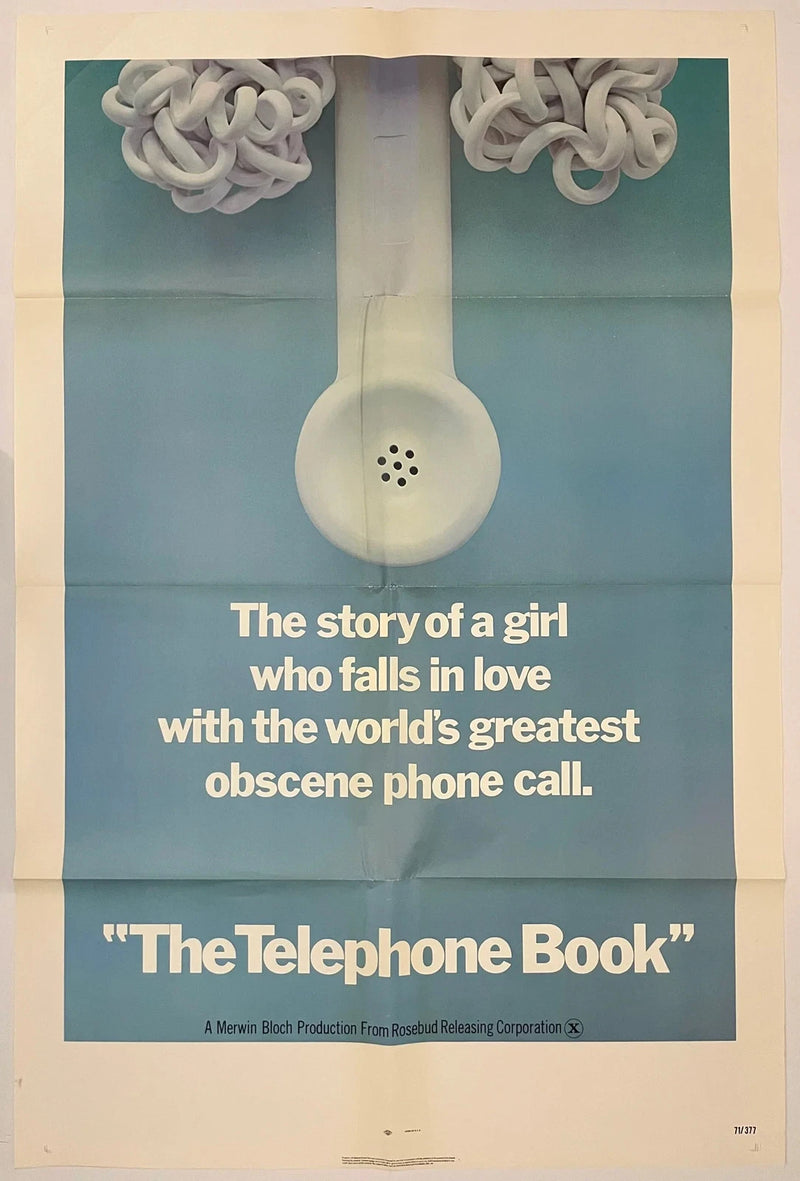 The Telephone Book 1971 27x41 Folded USA One Sheet Movie Poster Cult Comedy
