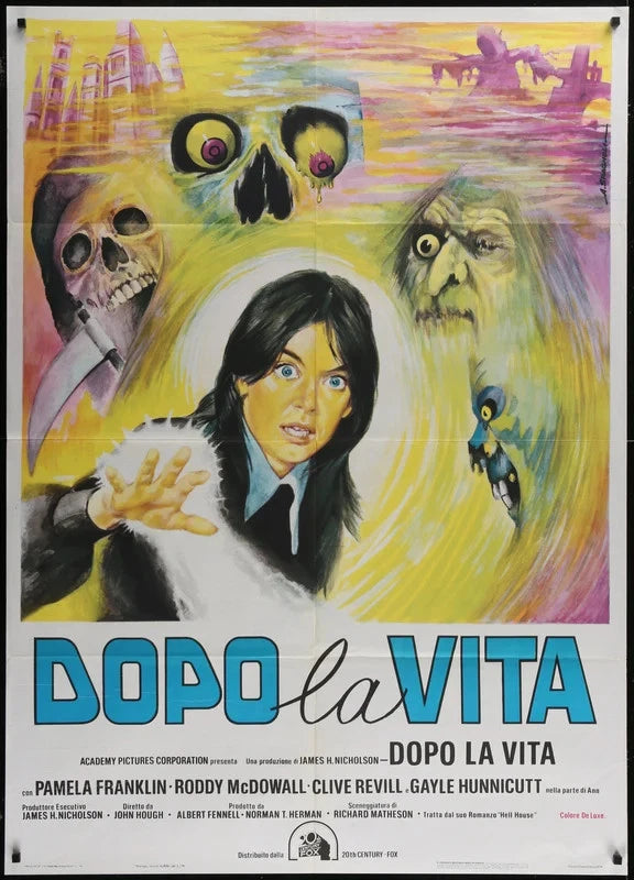 The Legend of Hell House 1973 Original Italian 1P Movie Poster 39x55 Horror