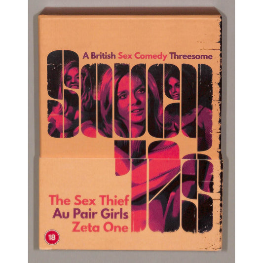 Saucy 70's British Sex Comedy Threesome Collector's Edition Blu-Ray Region B