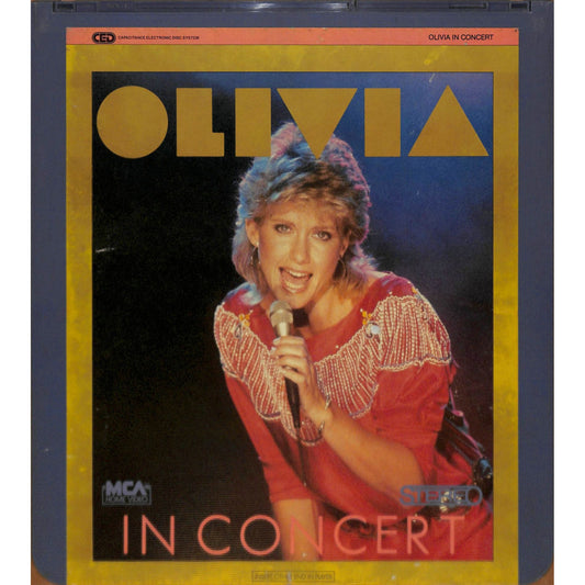 Olivia in concert (1982) Vintage CED RCA SelectaVision Videodisc TESTED WORKING