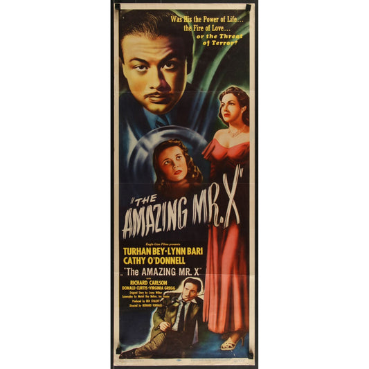 The Amazing Mr. X (1948) Original Movie Poster Rolled 14" x 36"