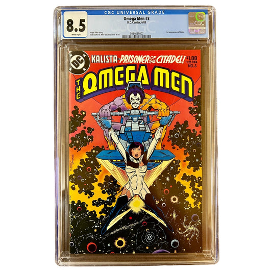 Omega Men #3 CGC Graded 8.5