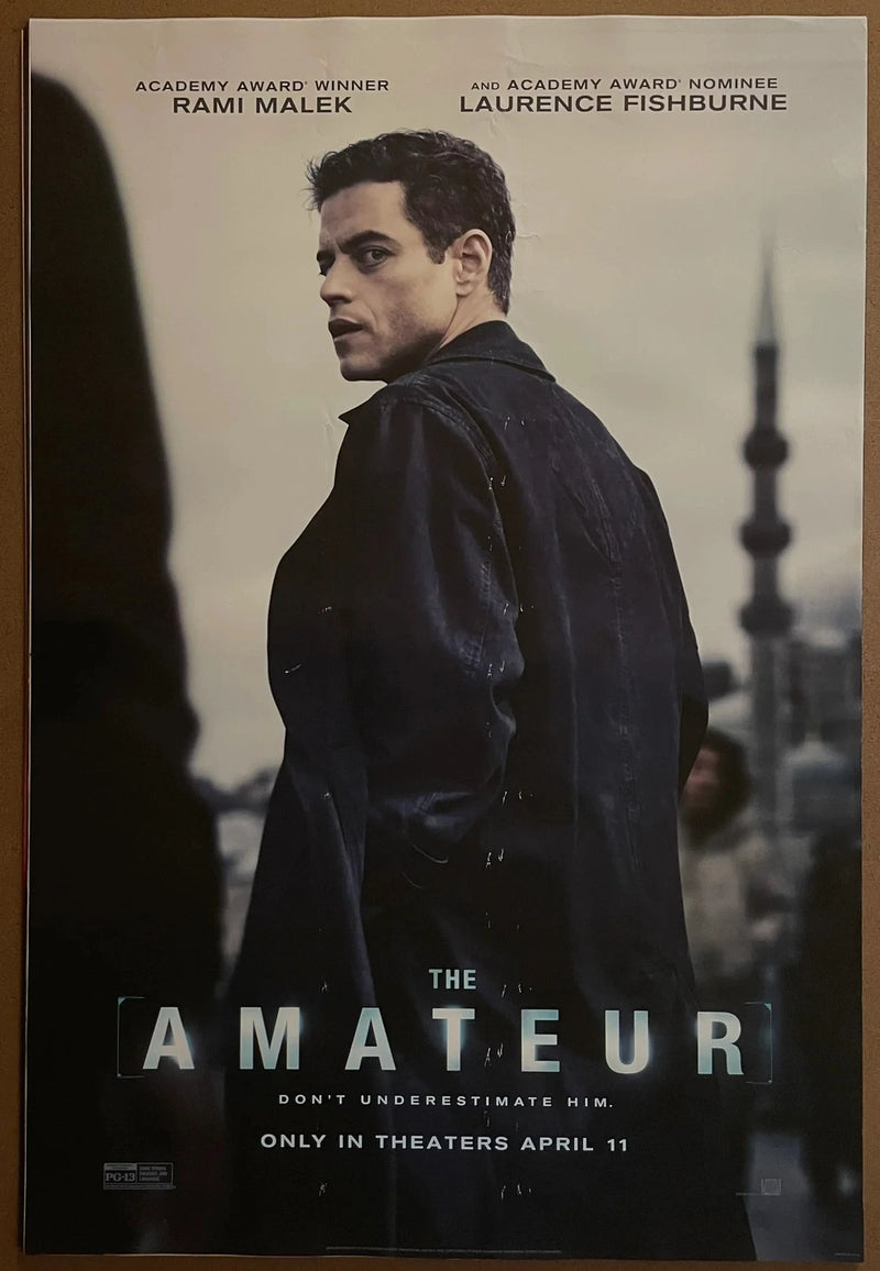 The Amateur 2025 Rami Malek Laurence Fishburne 27x40 DS Poster