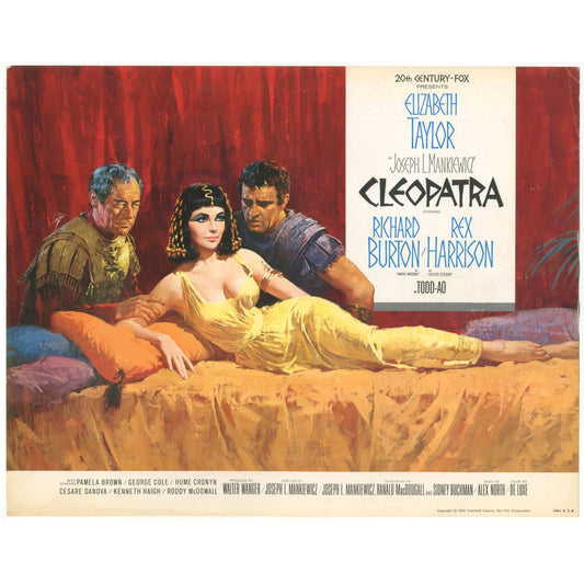 Cleopatra (1963) Vintage Theatrical Movie Lobby Card 11x14 Elizabeth Taylor