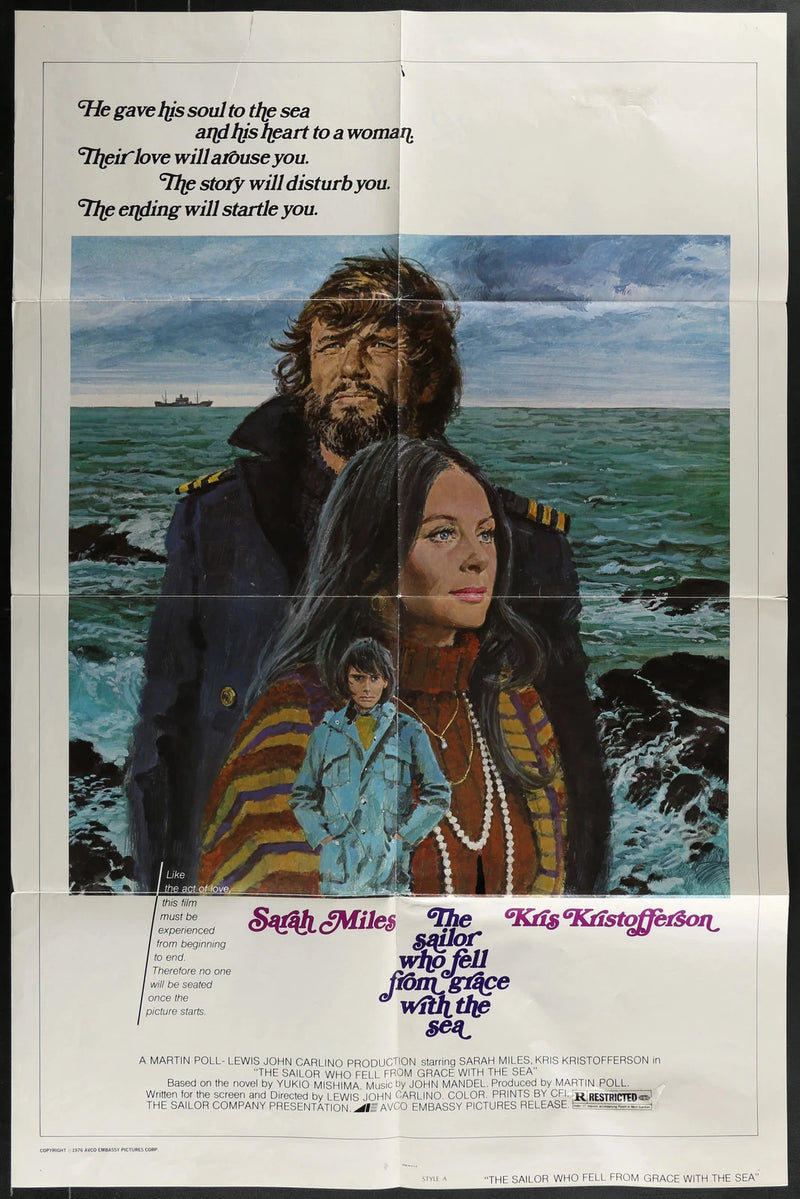 The Sailor Who Fell from Grace with the Sea 1976 Original Movie Poster 27x41