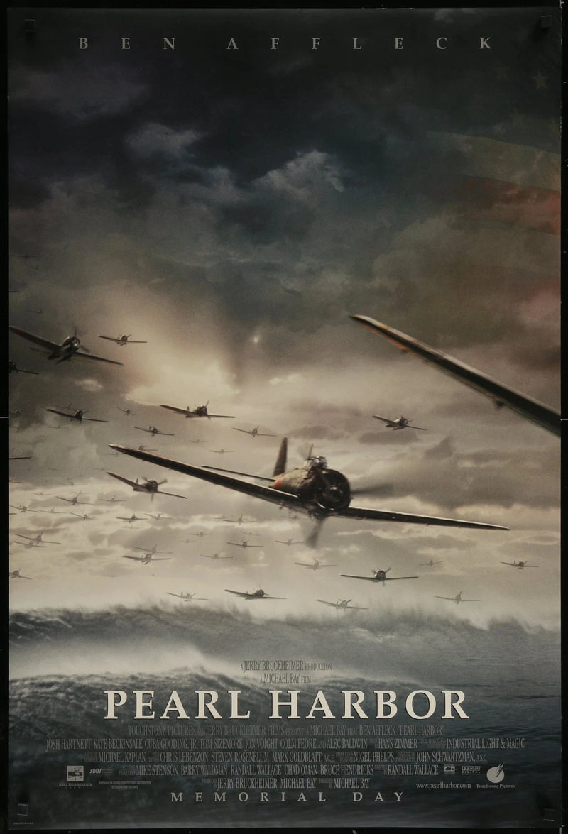 Pearl Harbor 2001 Original DS USA One-Sheet Movie Poster Ben Affleck Bay