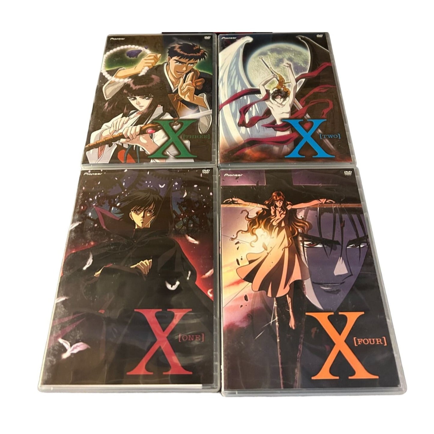 X (TV series) Anime Collection 1 & 2 full box sets 8 Volumes 24 Episodes Geneon
