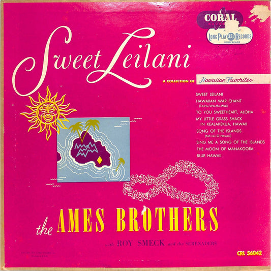 The Ames Brothers - Sweet Leilani (1951) 10" Vinyl Record CRL 56042