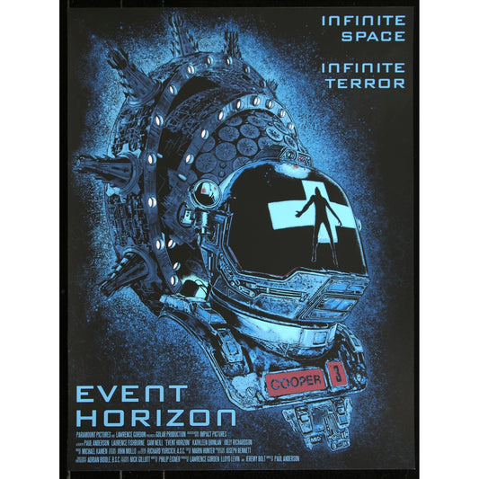 EVENT HORIZON 18x24 art print by Mark Richards #42/125 blacklight art 2021