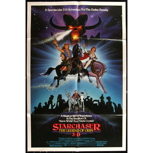 Starchaser: The Legend of Orin 3-D (1985) Orig. Movie Poster 27x41 Sci-Fi EMP66