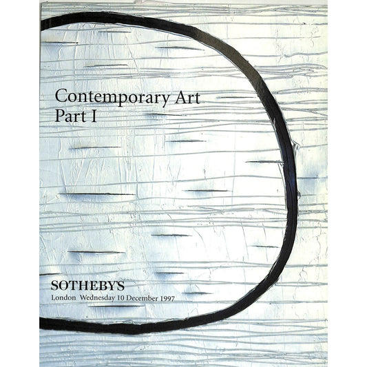 Sotheby's Contemporary Art Part 1 Auction Catalog December 10, 1997
