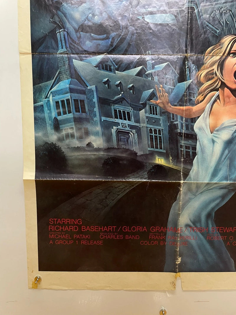 Mansion of the Doomed (1976) Original One Sheet Movie Poster Horror 27x41