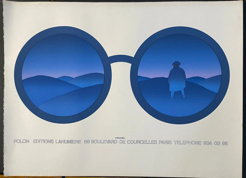 Jean-Michel Folon (c. 1970s) Original French Poster 29x39