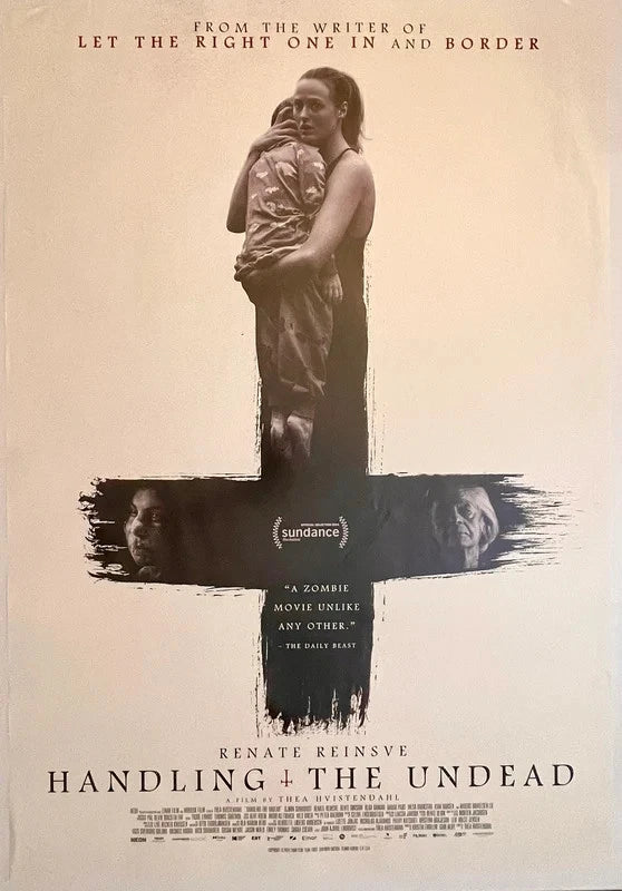 Handling the Undead 2024 Original Movie Poster 27x40 DS Renate Reinsve Neon