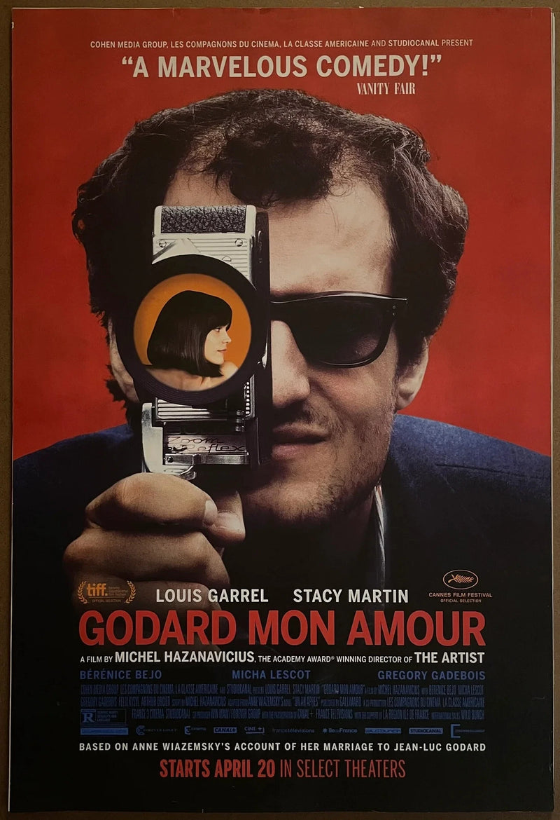 Godard Mon Amour 2018 French Comedy Drama 27x40 DS Import Poster
