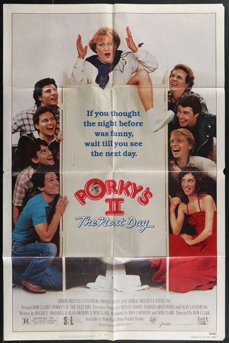 Porky's II: The Next Day (1983) Original One Sheet Poster 27x41