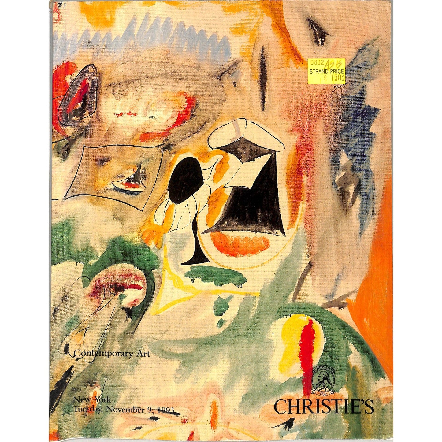 Christie's Contemporary Art Auction Catalog November 9, 1993