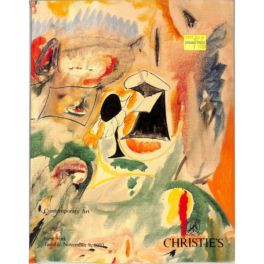 Christie's Contemporary Art Auction Catalog November 9, 1993