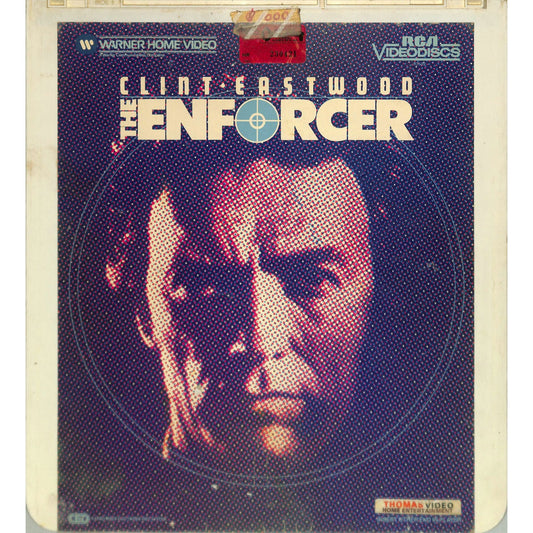 The Enforcer (1976) Vintage CED Videodisc TESTED WORKING