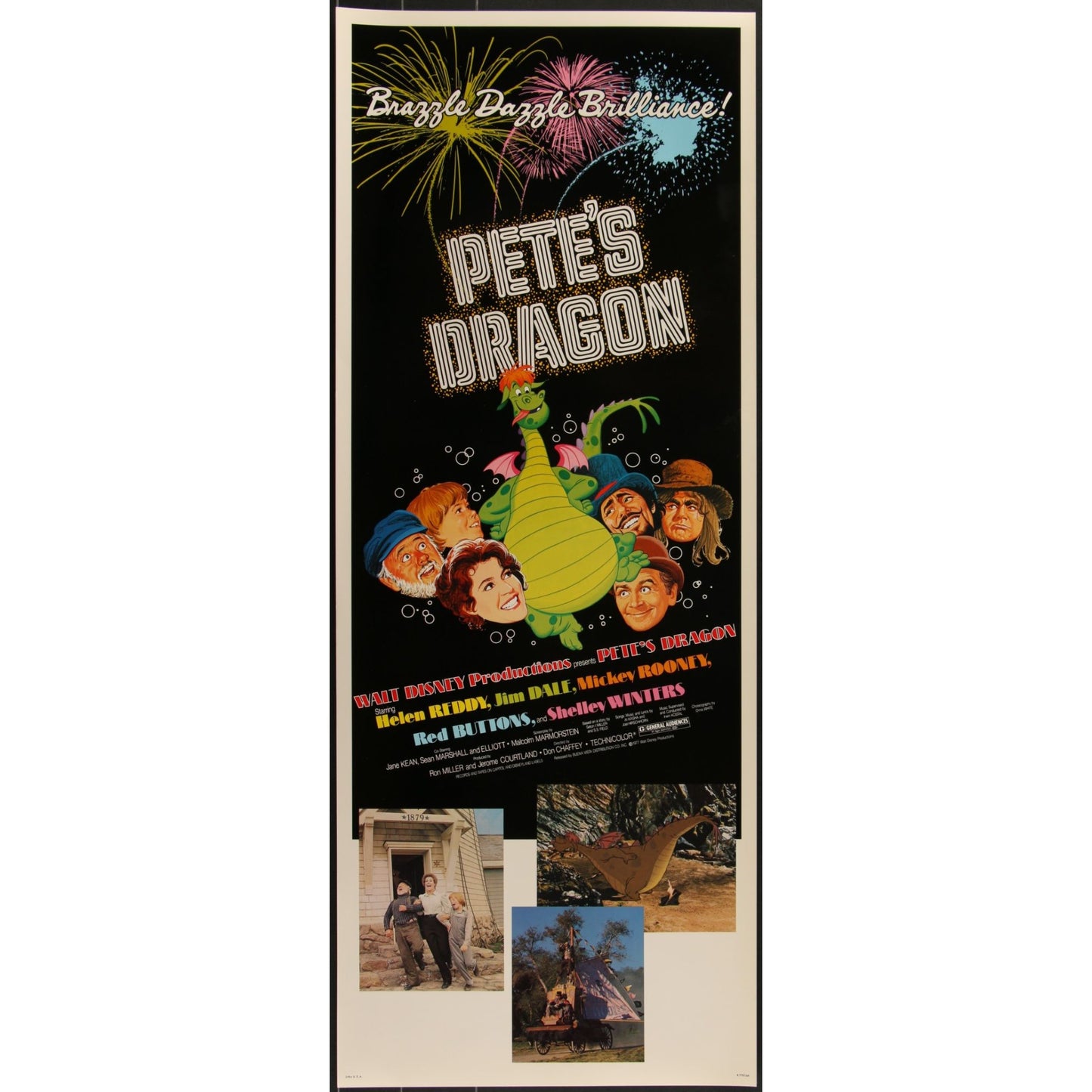 Pete's Dragon (1977) Original Movie Poster Rolled 14x36