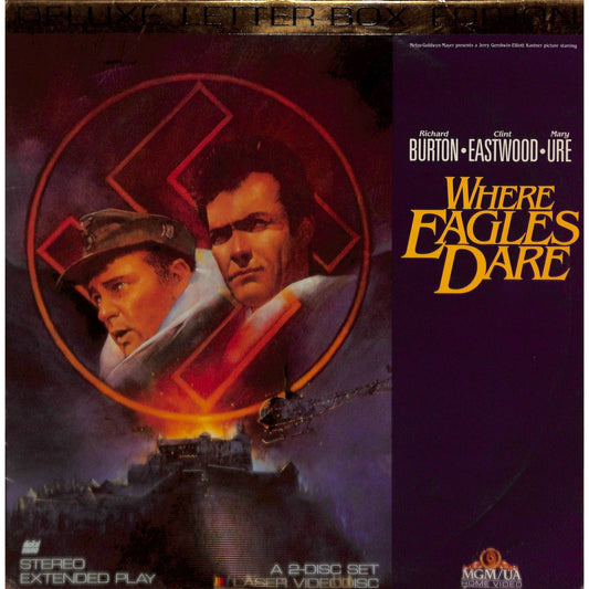 Where Eagles Dare (1968) Laserdisc Video