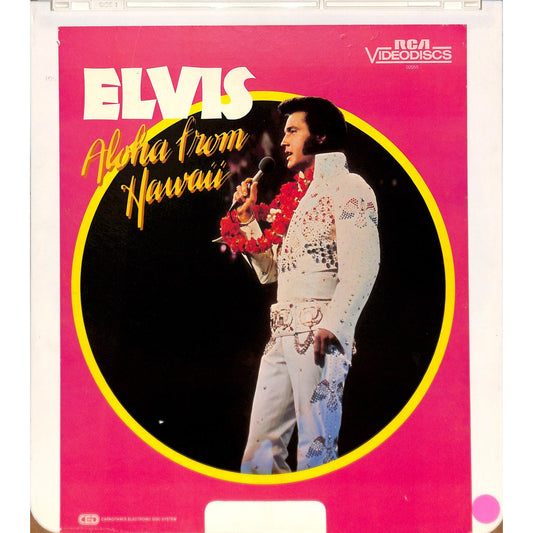 Elvis: Aloha From Hawaii (1973) CED RCA SelectaVision Videodisc TESTED WORKING