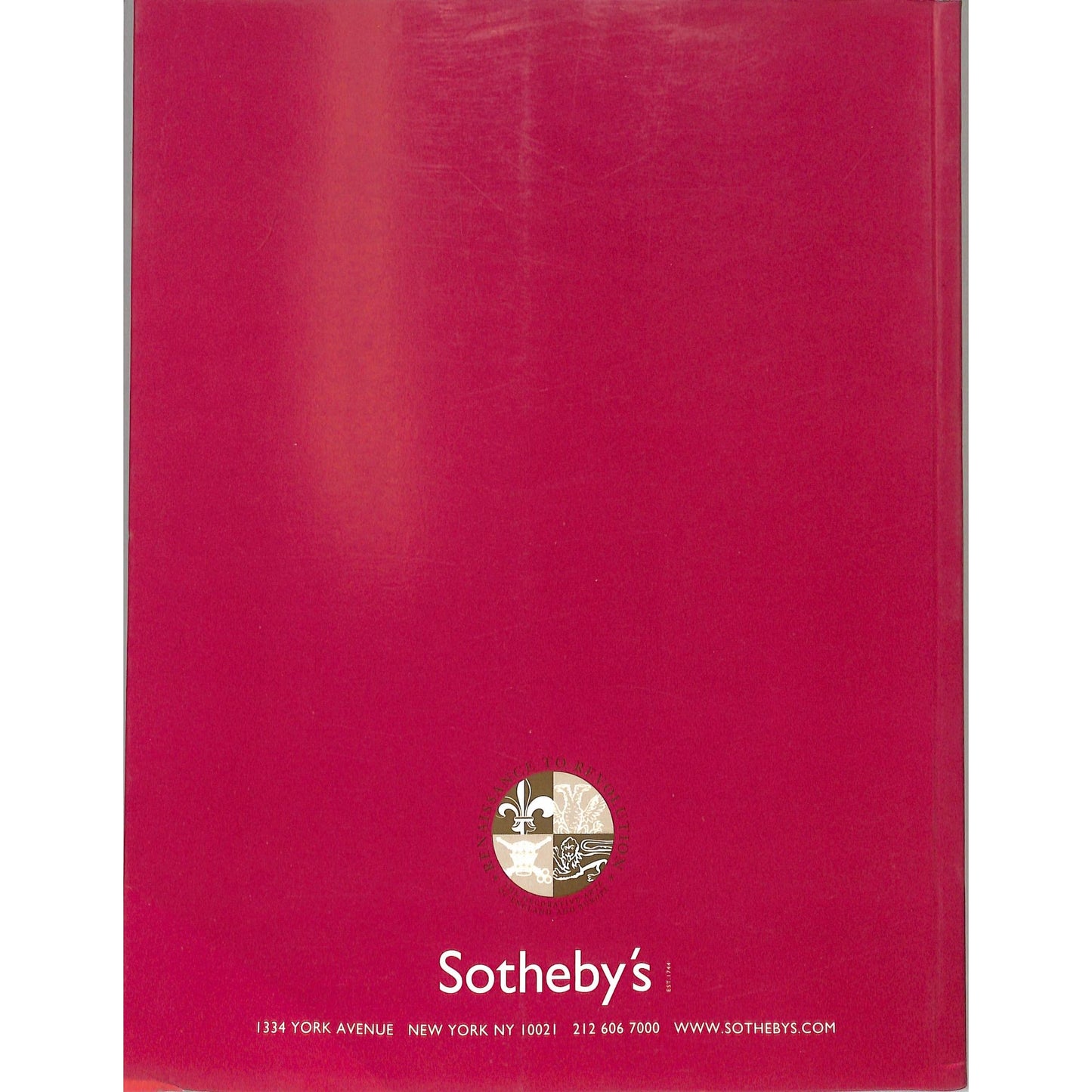 Sotheby's Estate of Ogden Phipps Art Auction Catalog October 19, 2002