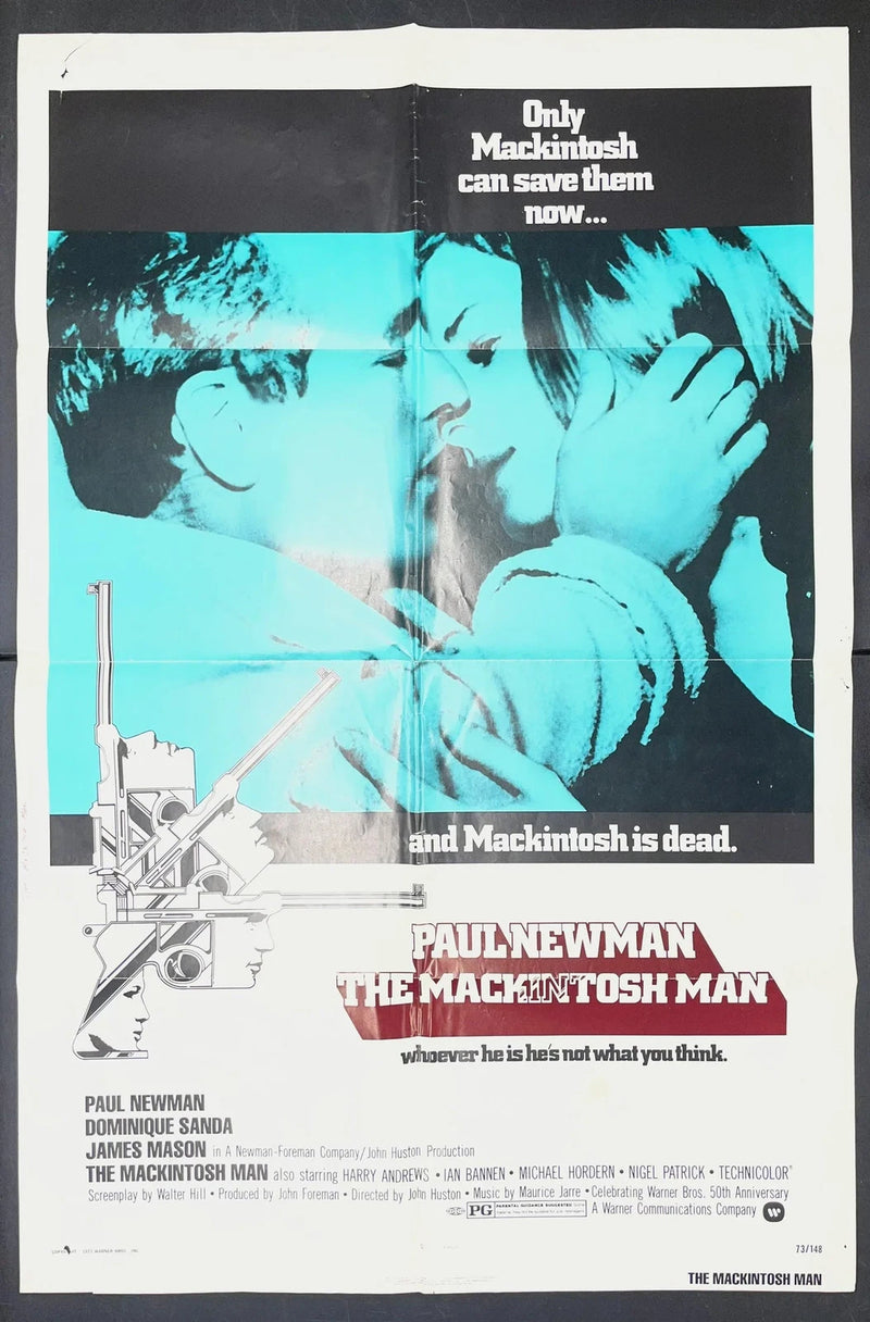 The Mackintosh Man (1973) Original Movie Poster Folded 27x41