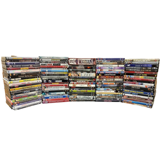 BULK LOT 104 Brand New Sealed DVDs Movies, TV, Documentaries Multi-Genre SG2-9