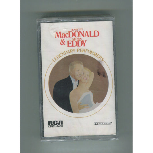 Jeannette Macdonald & Nelson Eddy Legendary Performers Cassette Tape NEW SEALED UNUSED
