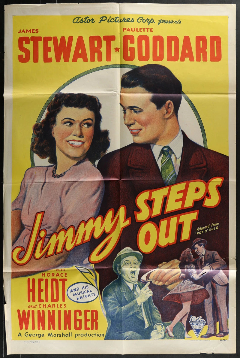 Jimmy Steps Out 1948 James Stewart Paulette Goddard Musical Comedy Poster