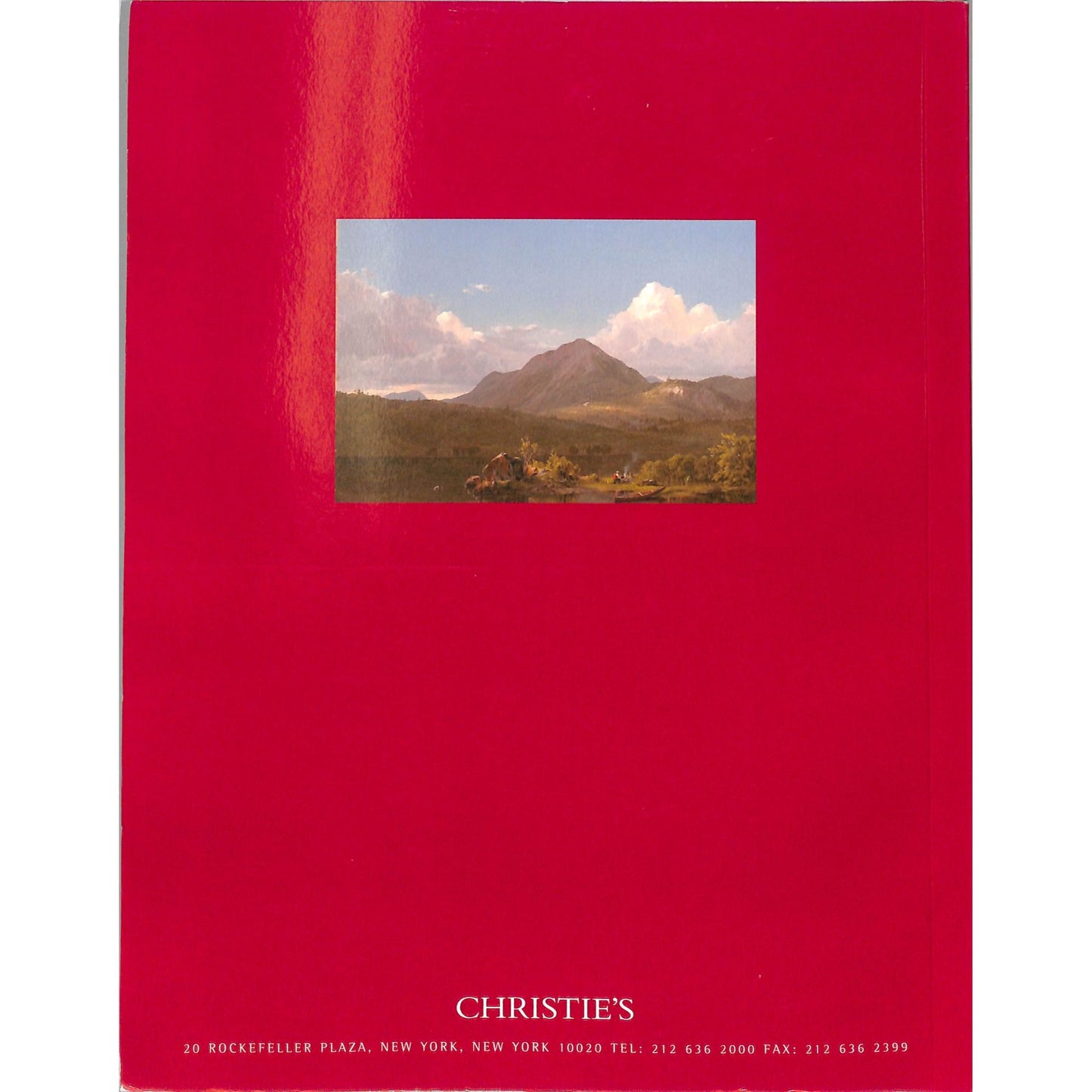 Christie's American Art Auction Catalog May 25, 2000