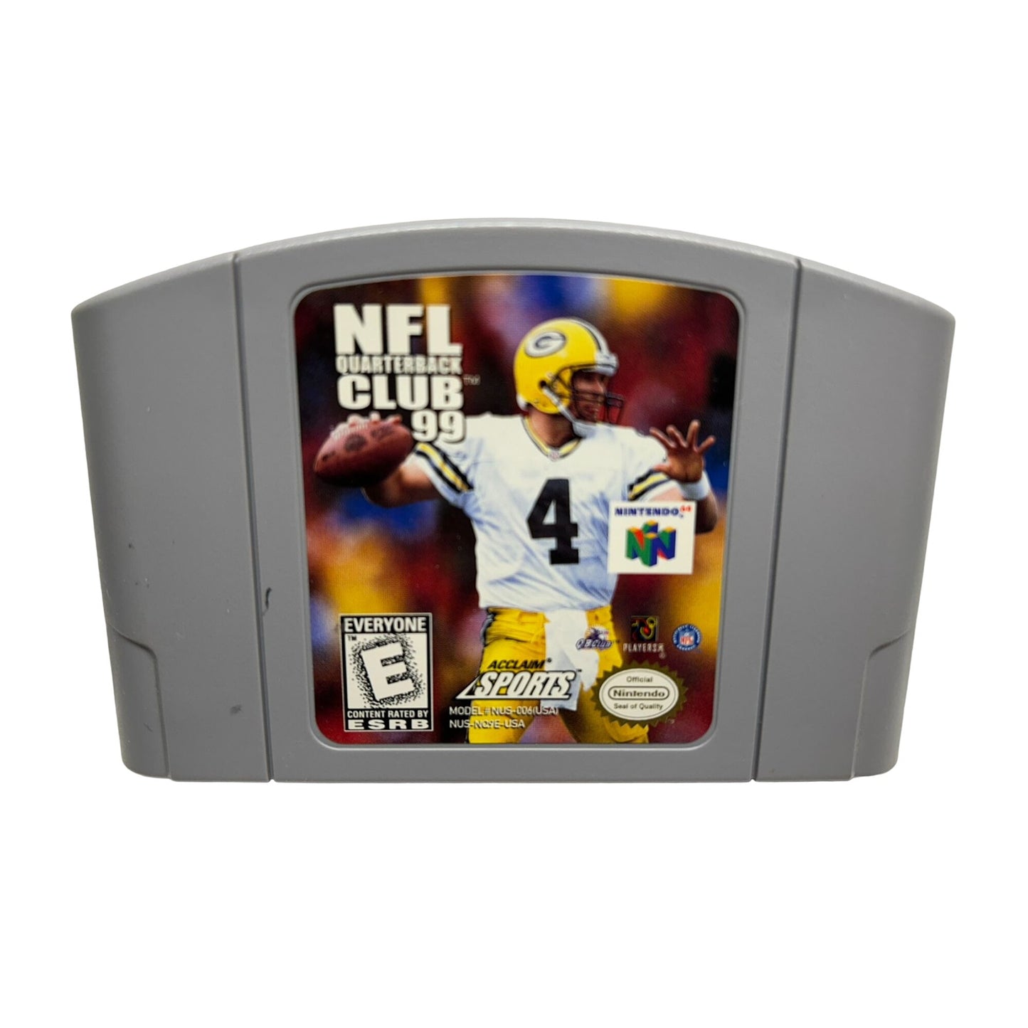 NFL Quarterback Club 99 (Nintendo 64, 1998) COMPLETE CIB Poster TESTED WORKING