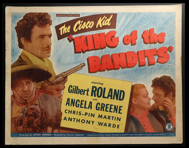 King of the Bandits (1947) Original Half-sheet Movie Poster 22x28