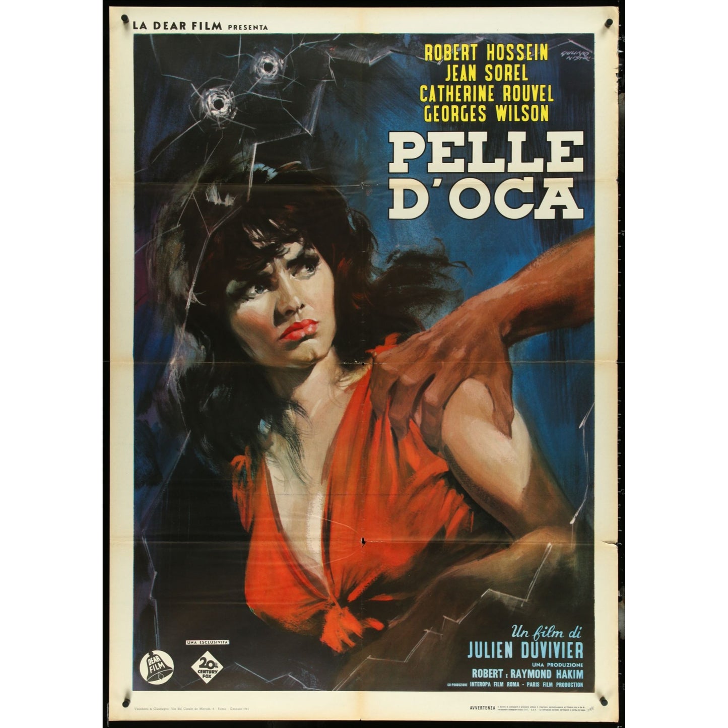 Amazing Collection of 23 Large folded Italian Movie Posters 1960s-1970s 39.5x55"
