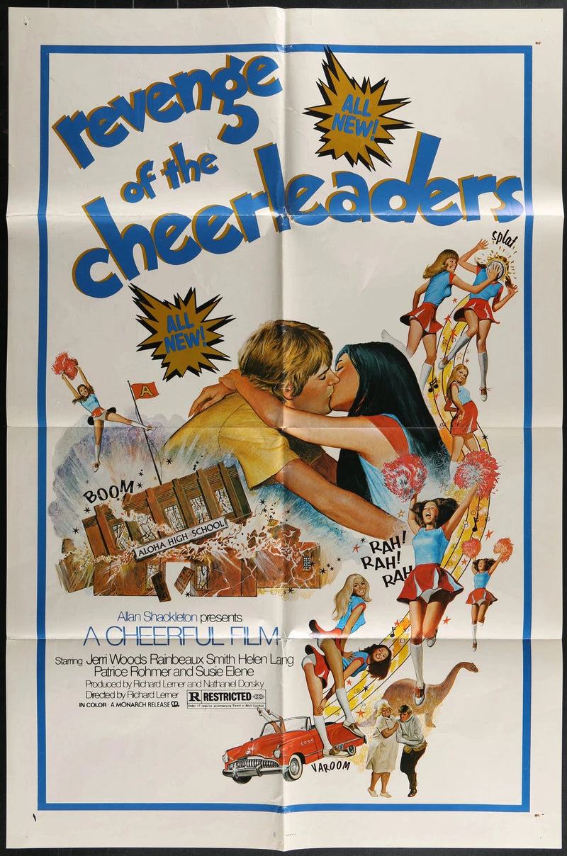 Revenge of the Cheerleaders (1976) Original One Sheet Poster 27x41