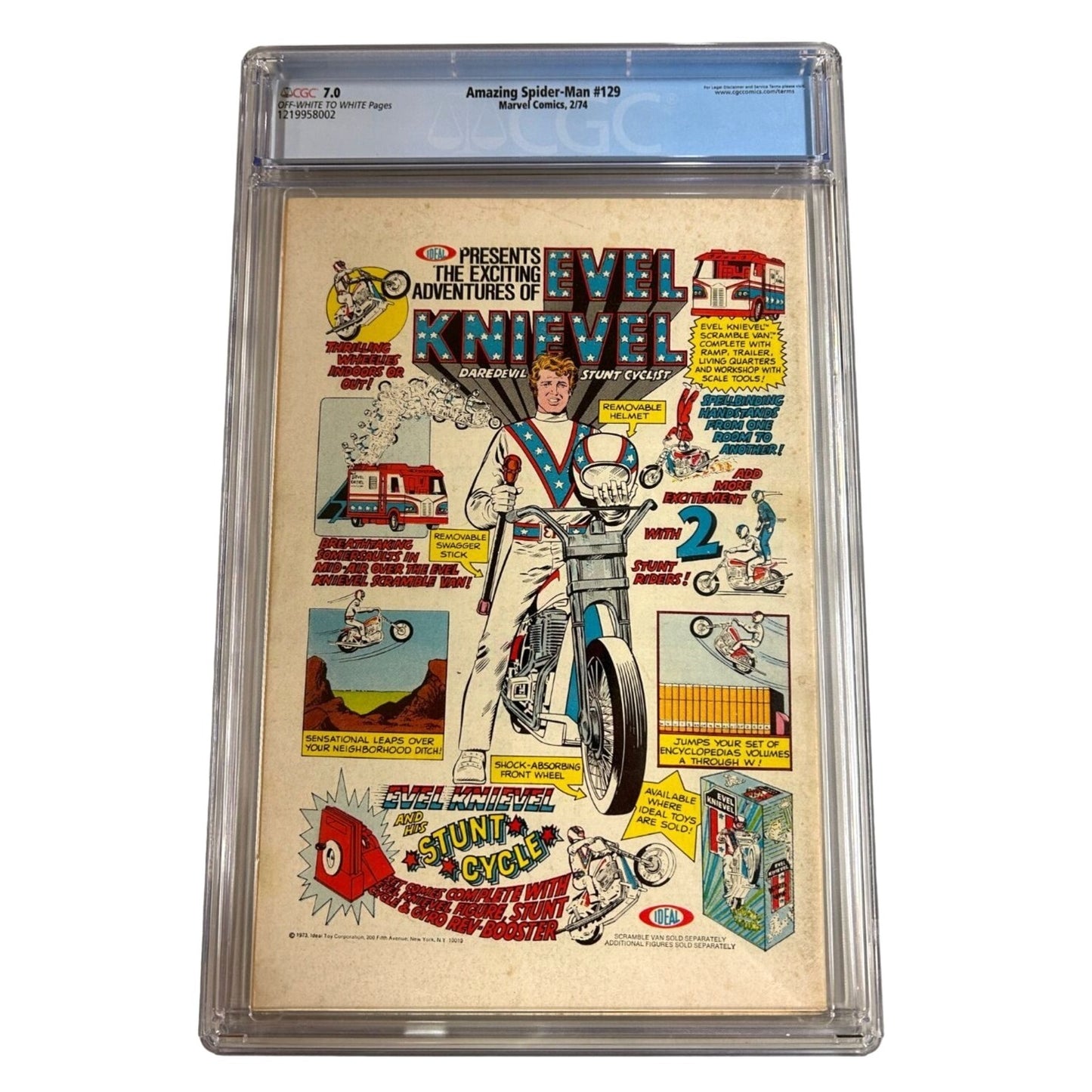 Amazing Spider-Man #129 (1974) First Appearance of Punisher & Jackal CGC 7.0