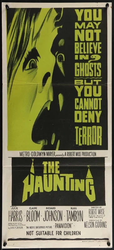 The Haunting 1964 Original Australian Daybill Movie Poster 13.5x30 Robert Wise